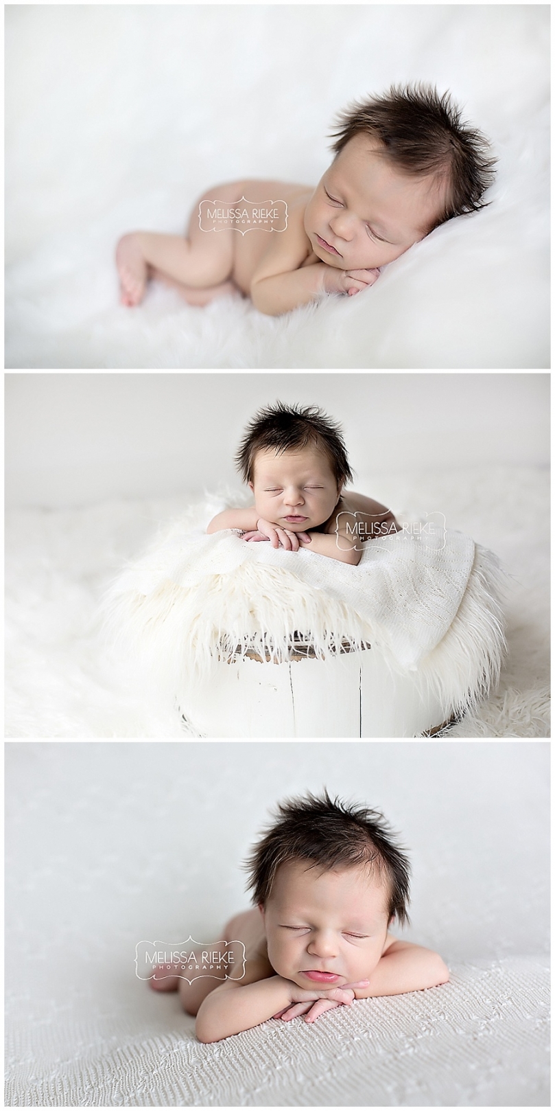 All White Newborn Portraits | Kansas City Newborn Photographer ...