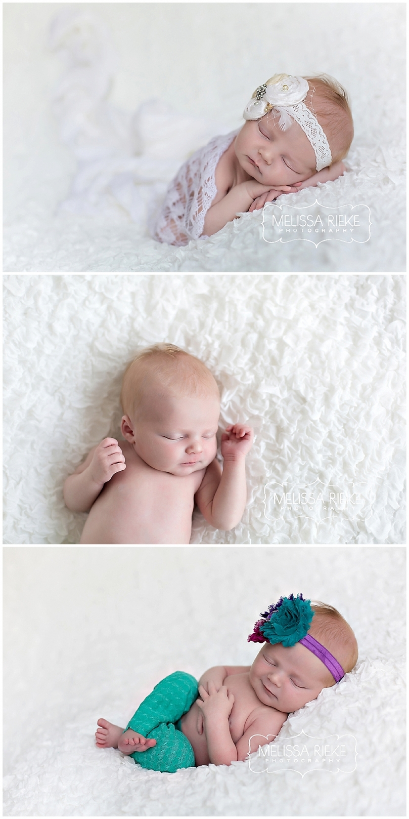 Kansas City Newborn Photographer | Melissa Rieke Photography | Baby Girl In Pink