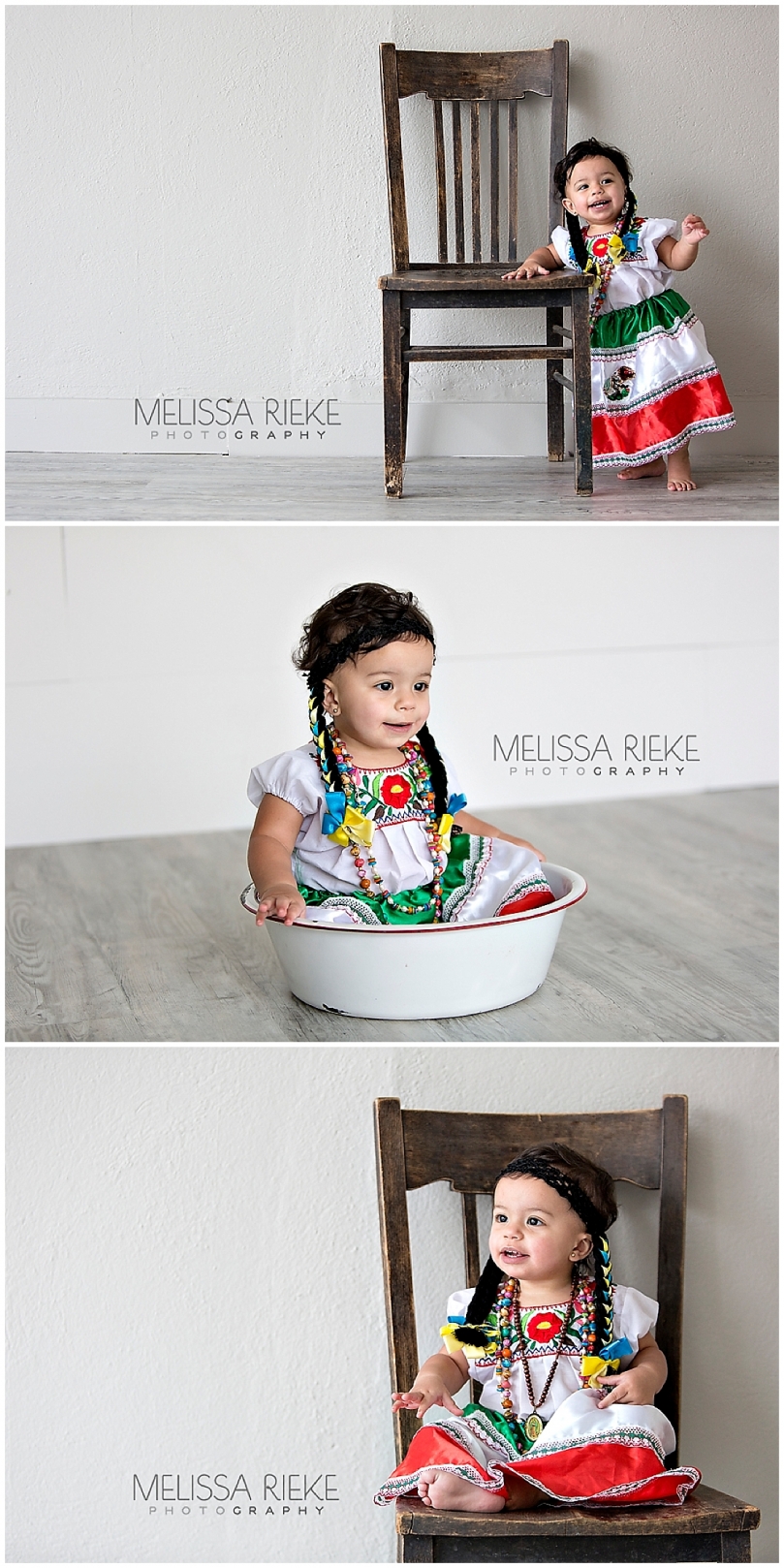 One Year Old Baby Girl Photos | Melissa Rieke Photography | Kansas City