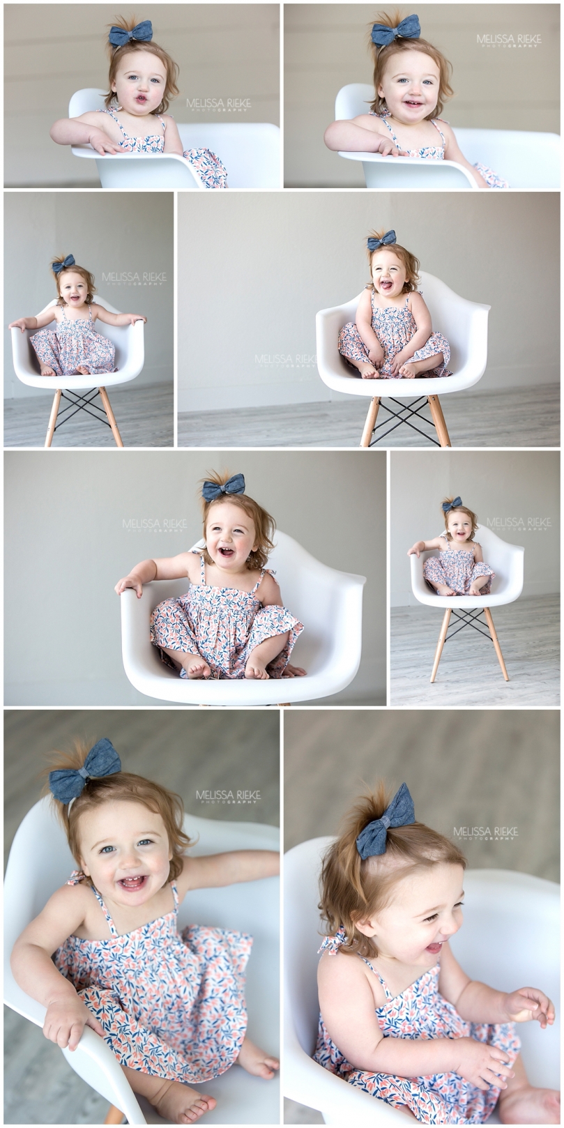 Modern White Chair Baby Girl Kansas City