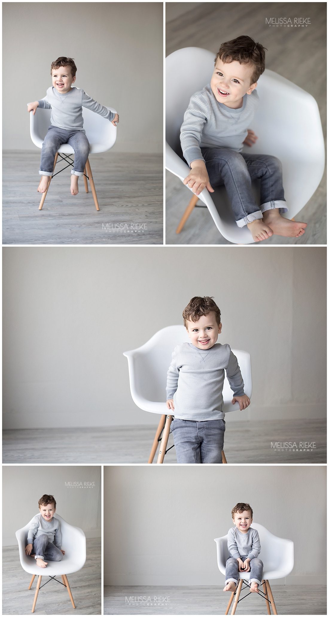 Modern White Chair Mini Sessions Kansas City Photographer » Kansas