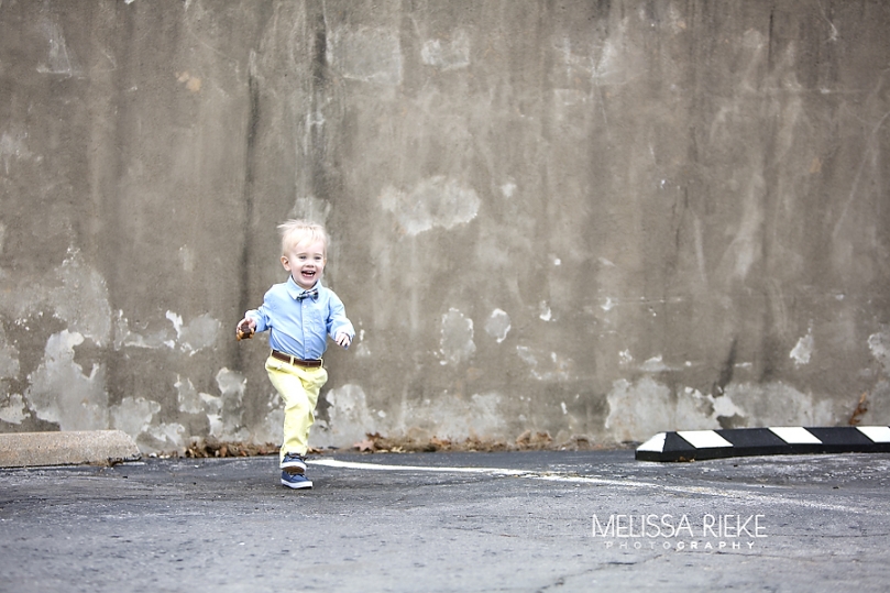 Little Boy Yellow Pants Outdoor City Photos