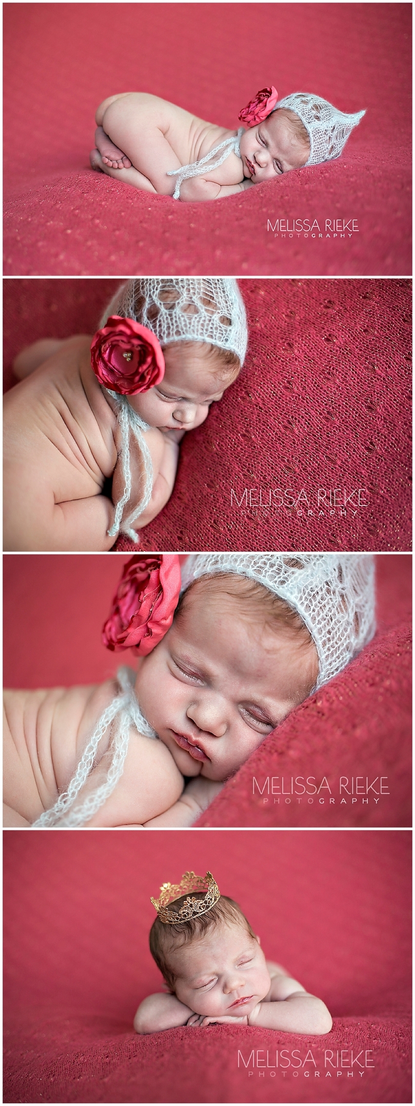 Posed newborn photo shoot Kansas City