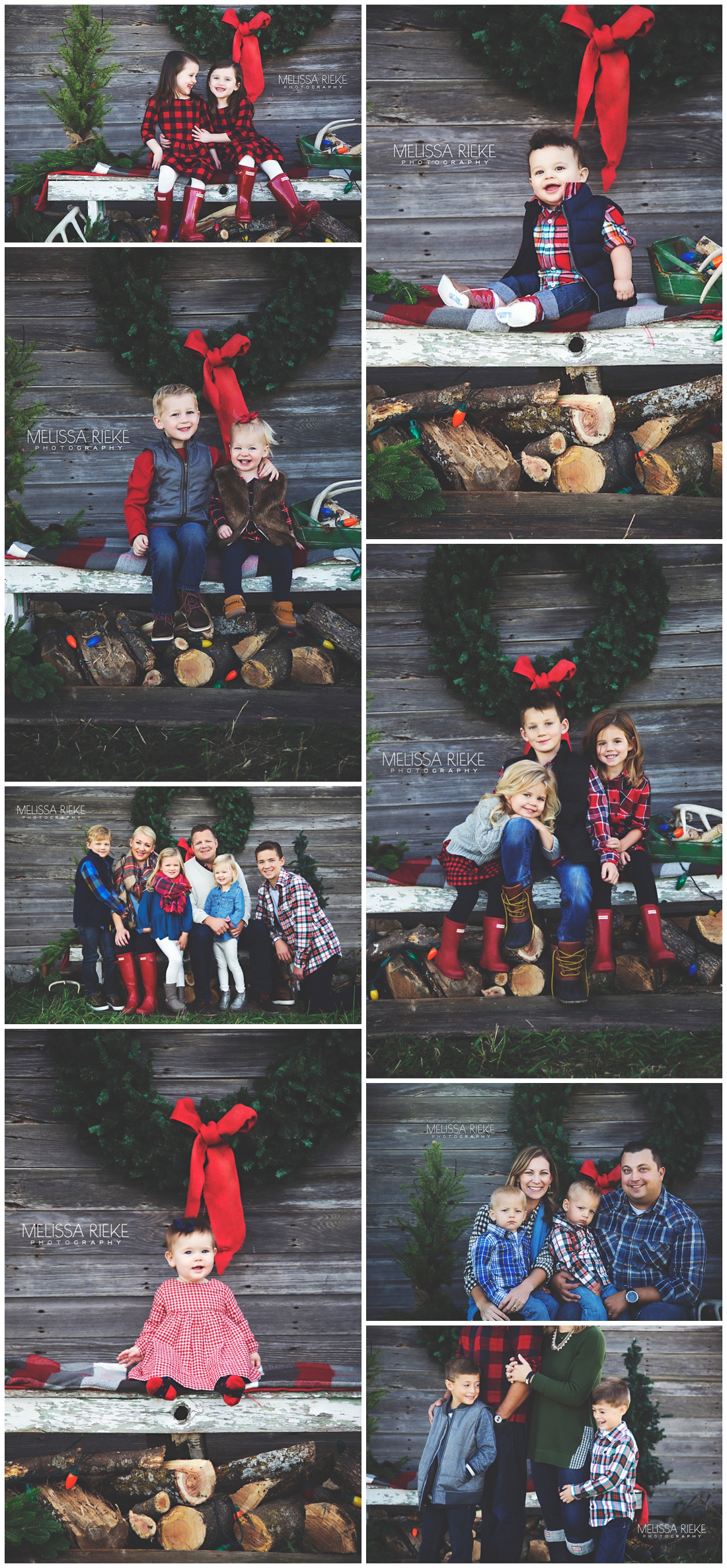 Christmas Card Pictures in Kansas City with Melissa Rieke Photography