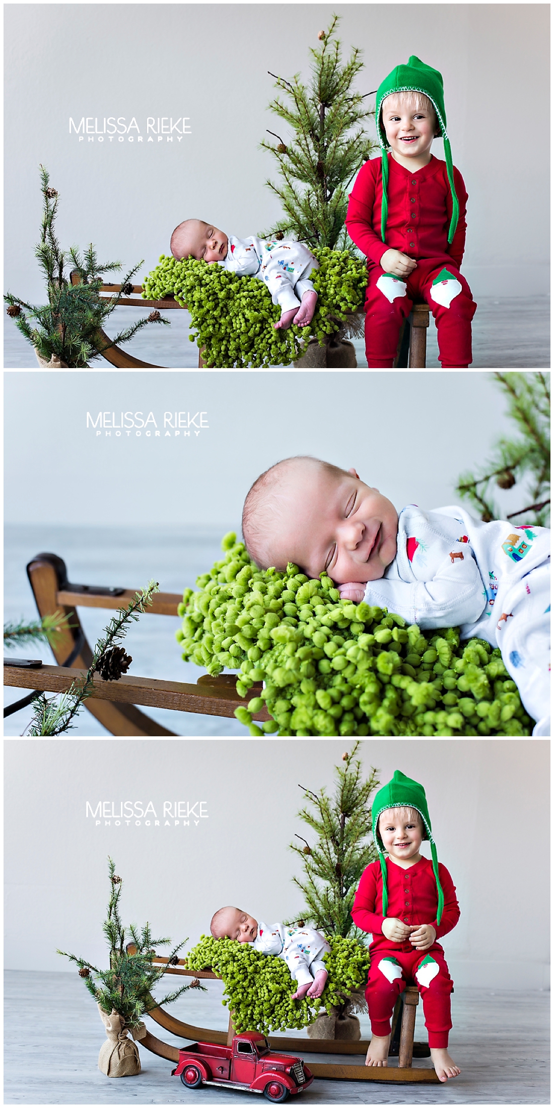 Hanna Andersson Holiday Jammies | Christmas Newborn Pictures | Christmas Pajamas | #HannaJams 2016 | Melissa Rieke Photography