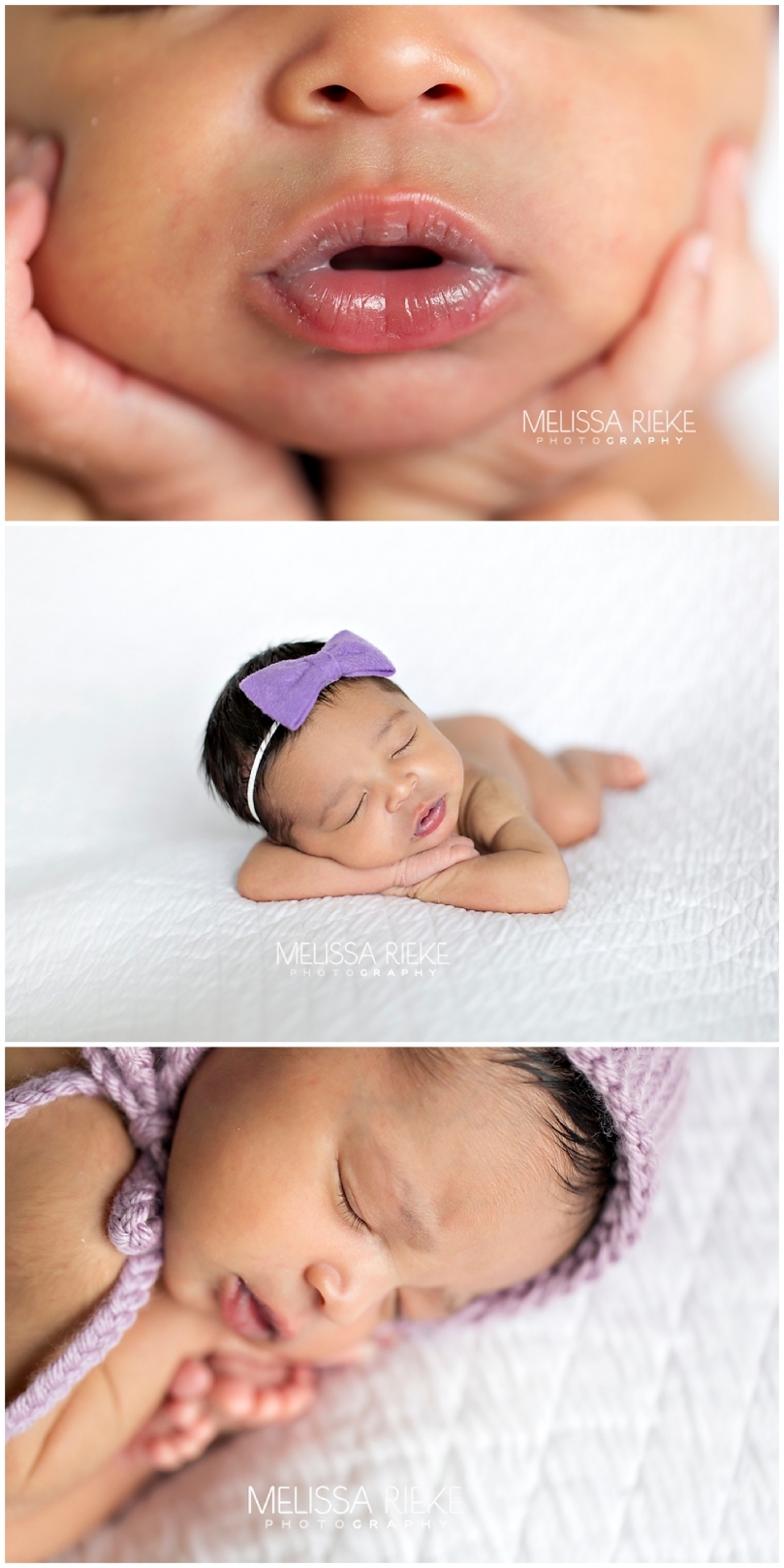 Purple Newborn Props Peaceful Newborn Photo Shoot Kansas City
