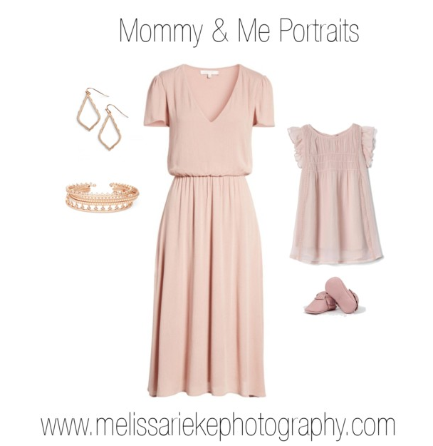 Mommy Me Blush What To Wear Portraits