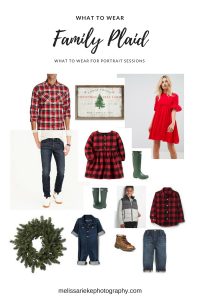 Buffalo Plaid Family Pictures What to Wear Kansas City Portraits