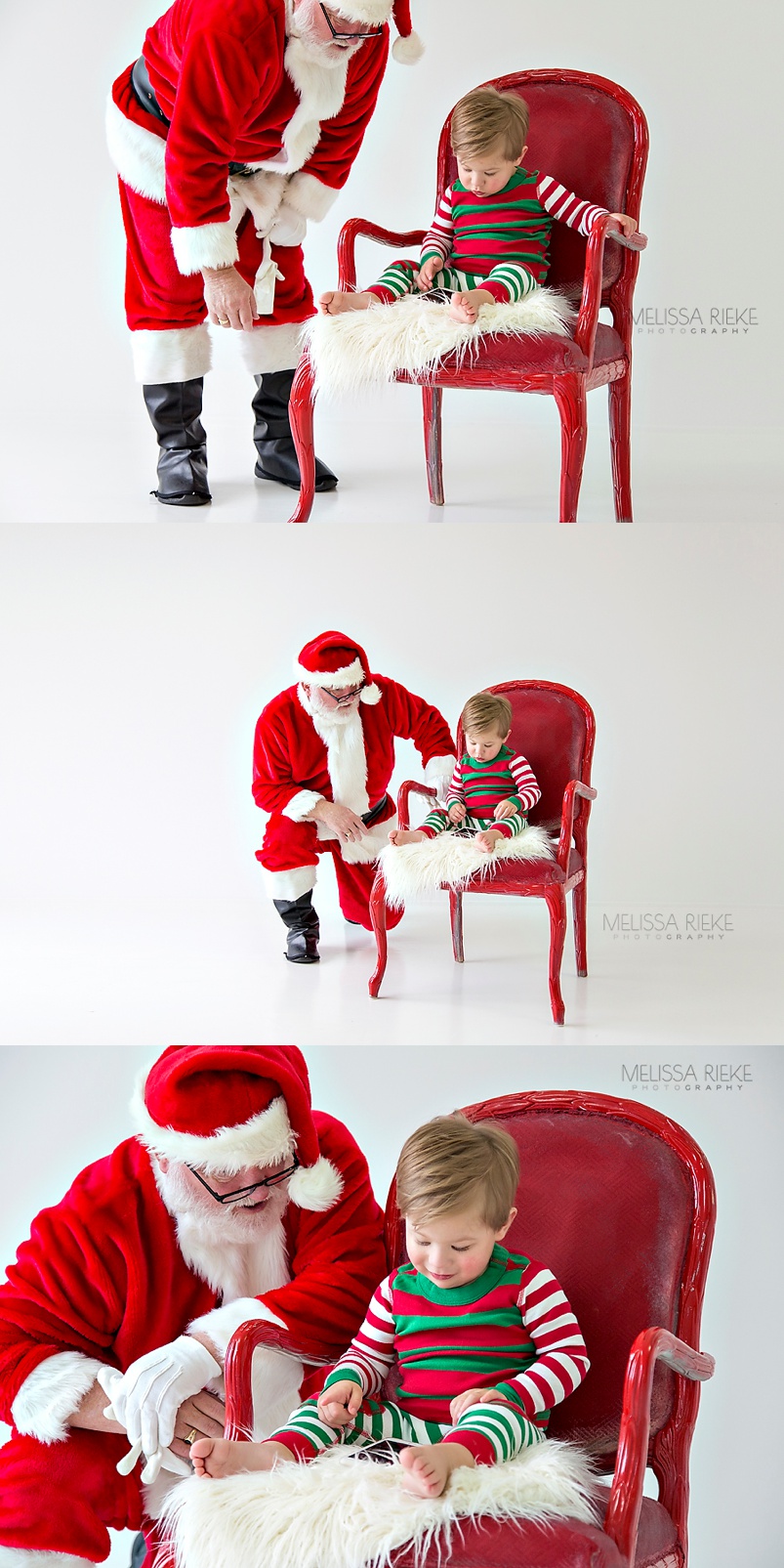 Pictures with Santa for Christmas Cards Kids Holiday Pics