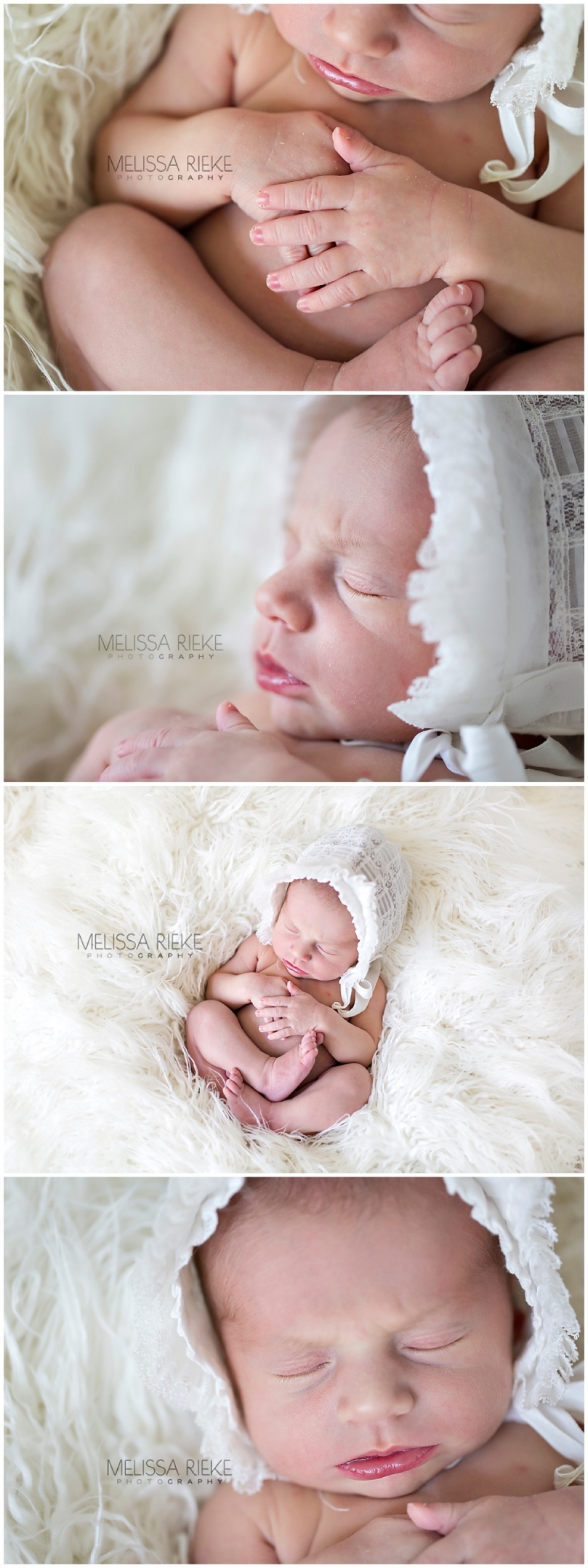 Newborn Girl Baby Love Photos Posed Kansas City Photographer