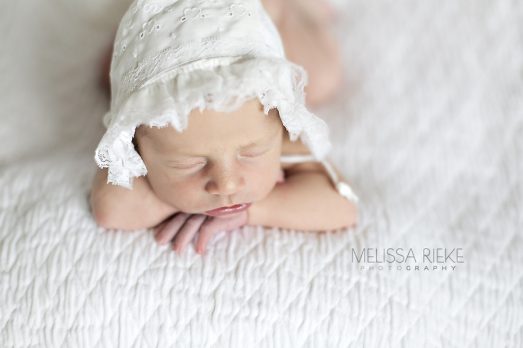Newborn Girl Baby Love Kansas City Photographer Posed Pictures