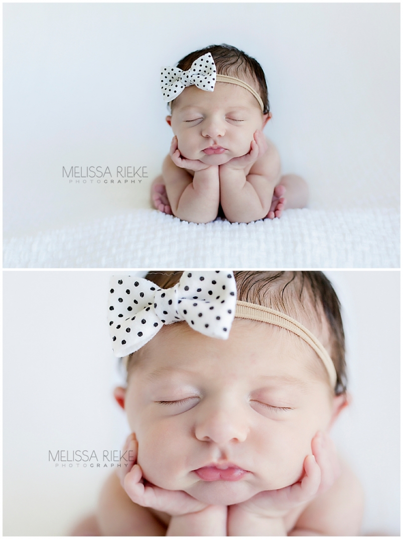 Kansas Posed Newborn Baby Girl Kansas City Photographer Photos Pictures 