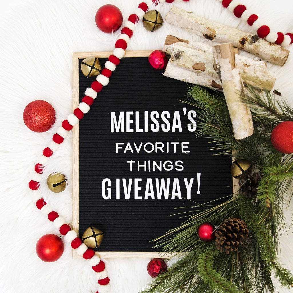 Melissa's Favorite Things Giveaway 12 Days of Thank you