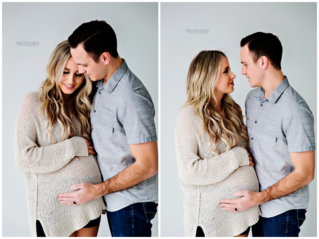 Studio Maternity Photos Kansas City Simple Belly Pictures