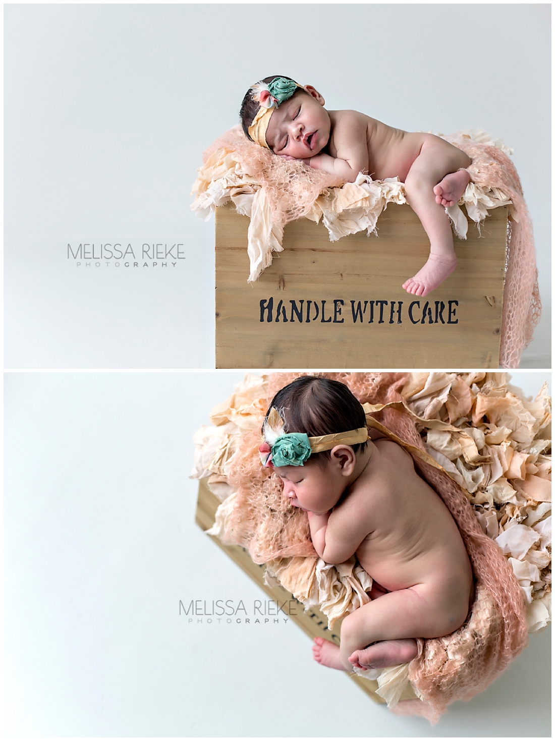 Newborn Baby Girl Photography Kansas City Photographer Posed Newborn