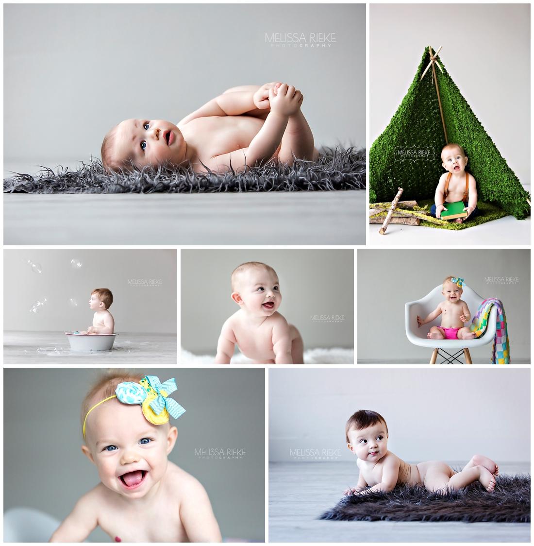Sitter Session Inspiration 6 month pictures Photos Baby Photographer Kansas City