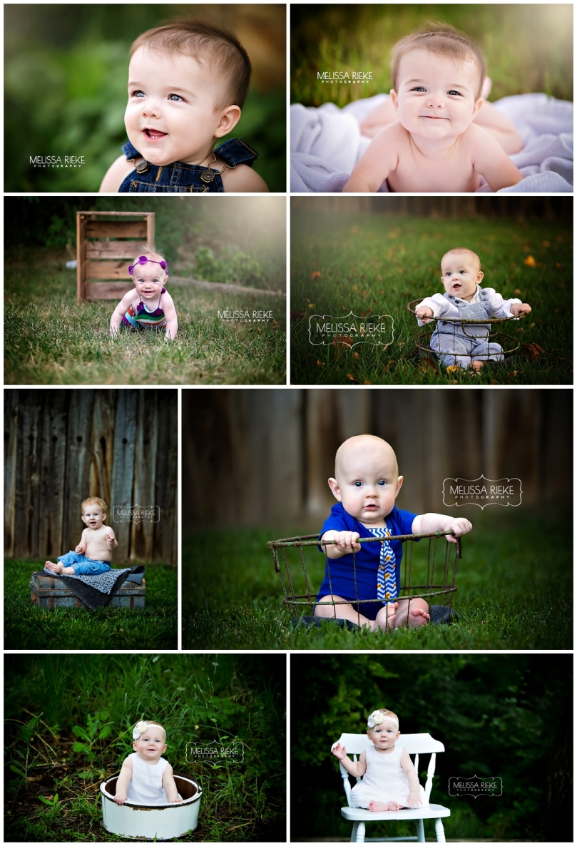 Sitter Session Inspiration 6 month pictures Photos Baby Photographer Kansas City