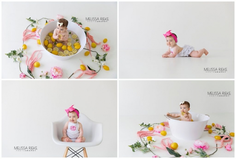 When To Photograph Baby Newborn Sitting Up One Year Portrait Session Kansas City