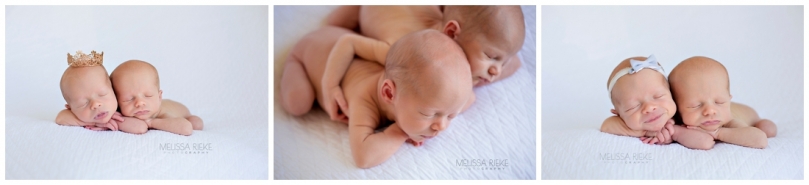 Boy Girl Twin Newborn Photos Surprise Twin Newborn Baby Photos Kansas City Photographer